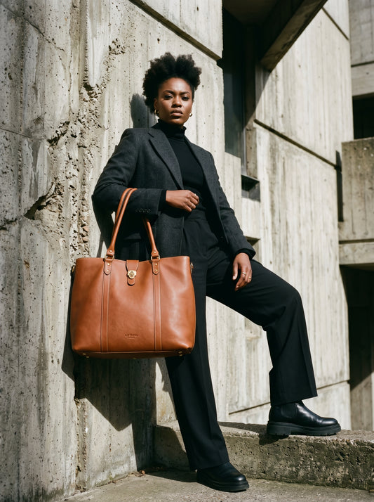 Brown Tote Bag