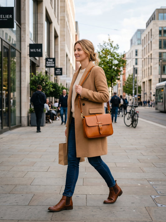 Beige Crossbody Bag